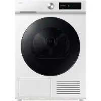 Samsung DV90DB7845GW, Freistehend, Frontlader, Wärmepumpe, Weiß, Drehregler, Berührung, Links