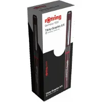 Rotring 1904756, Ausziehbarer Gelschreiber, Schwarz, Burgund, 0,5 mm