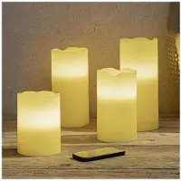 Childhome LED Kerzen i.FB Ø7,5cm 4er Set
