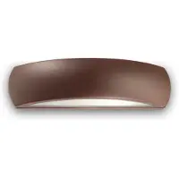 Ideal Lux Moderne Wandleuchte Giove Aluminium Kaffee 1 Licht E27