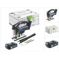 Festool CARVEX PSBC 420-Basic Akku Pendelstichsäge 18 V 120 mm Brushless + 1x Akku 3,0 Ah + Systainer - ohne Ladegerät