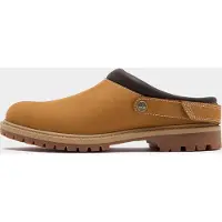 Timberland für Damen. TB0A2PSB7541 Clogs aus Premium-Leder braun (39.5 W), Wohnung, Klettverschluss, Lässig