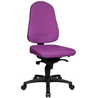 Topstar Bürostuhl Body Balance 50, BAL50T33 Stoff lila, Gestell schwarz