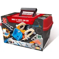 Hape Bauspielzeug Build n Drive Auto Set - Lernspielzeug für Kinder