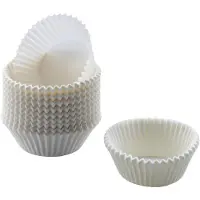 Kaiser Creativ Muffin-Papierbackförmchen 200 Stück weiss 7cm fettdicht