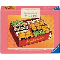 Ravensburger Minipuzzle 100 Teile - Kawaii-Kätzchen in Bento-Box