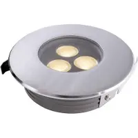 Deko-light 100111 Bodeneinbauleuchte Flat II WW , Silber