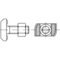Alstertaler Schrauben & Präzisionsteile Hammerkopfschrauben M16 50 mm 88941 Edel