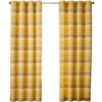 Homescapes ÖSENVORHANG Morocco blickdicht 2er-Set, 137/137 cm