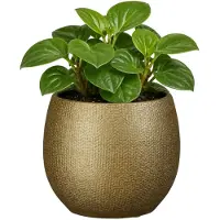Mica Decorations Topf Porto gold metallisch H14 x D15 cm Mica Decorations
