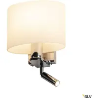 SLV 1002855 KENKUA SPOT E27 LED Wandaufbauleuchte chrom 3000K