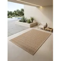 KADIMA DESIGN Küchenteppich Used-Look Wetterfest Waschbar Strapazierfähig | Schwarz 120x170 cm Balkon Terrasse Gekettelt UV-Beständig | KASBERG –