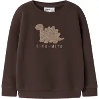 Name it Sweatshirt "NMMOBEAR NREG SWEAT UNB", mit hochwertiger 3D-Stickerei