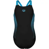 Arena Kinder Schwimmanzug GIRL'S OPENINGS SWIMSUIT V BACK