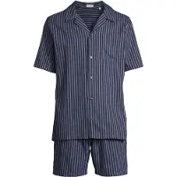 Seidensticker Schlafanzug Classic Twill in Navy | Gr.: 54