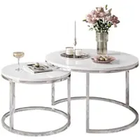 Lookway Runder Tisch 2in1 CIRI CHROM Hochglanz