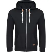 Riverso Sweatjacke RIVThilo in Schwarz | Gr.: 3XL