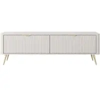 AX Living Moderner TV Sideboard Vespasia 163 2T –163cm Breite, Beige