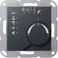 JUNG A2178TSANM KNX Stetigregler mit integrierter Tasterschnittstelle 4fach, Thermoplast lackiert, Serie A, anthrazit matt A 2178 TS ANM