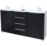 Vladon SIDEBOARD Linio Schwarz matt