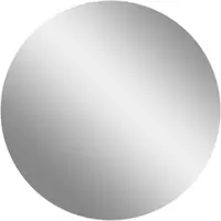 KADIMA DESIGN Wandspiegel Rund (Ø 60 cm) in Graphitfarben – Modern & Rahmenlos