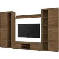 AX Living Spacoro XL Schrankwand Wohnzimmer modern Lefkas 300 ohne LED