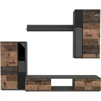 AX Living Hochwertige Wohnwand Formilo 240 cm – Modern in Matera & Oldstyle