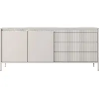 AX Living Trentinis 187 2T3S Beige große Kommode 187,1 cm, geriffelte