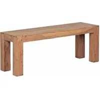 KADIMA DESIGN Sitzbank Landhaus-Stil: Massivholz, Akazie/Sheesham, 120/140/160/180x45 cm, 200/250 kg Belastung, handgefertigt.