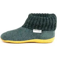 Gottstein Alpine Boot RU Hüttenschuh Hausschuh mit optimaler Passform, Wasserfeste Sohle, Weiches Strickbündchen