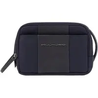 Piquadro Kulturbeutel Brief2 Beauty Case With Wide Opening Blu