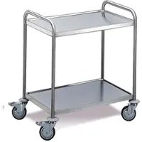 ROLLCART Tischwagen 2 Etagen, mittel , 800 x 500 mm