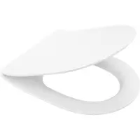 Schöner Wohnen Kollektion SCHÖNER WOHNEN-Kollektion WC-Sitz ANTUS SLIMLINE, Weiß, Toilettendeckel mit Absenkautomatik, Klodeckel kratzfest und keimarm, Klobrille inkl. Befestigungsmaterial
