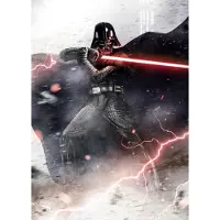 Overig Vliestapete "Digitaldruck Vlies - Star Wars Vader Dark Forces - Größe 200 x 280 cm" bedruckt glatt Kinderzimmer