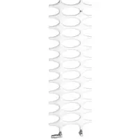 Kermi Ideos Bad- und Wohnheizkörper, Elektro-Zusatzbetrieb, weiß RAL 9016 seidenglanz, 1151x508x37 mm, links