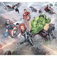 Overig Vliestapete "Digitaldruck Vlies - Avengers Street Revenge - Größe 300 x 280 cm" bedruckt glatt Kinderzimmer