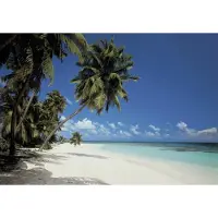 Overig Fototapete "Maldives - Größe 368 x 254 cm" bedruckt glatt Wohnzimmer, Schlafzimmer