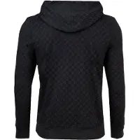 JOOP! Herren Sweatjacke mit Allover-Print - Leisure, Hoodie Zip Front Jacket Schwarz / S