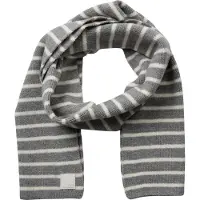 Sofie Schnoor Schal - Strick - Lailasy - Grau Meliert m. Streife - - One Size - Schals