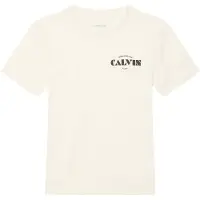 Calvin Klein Jeans T-Shirt Small Chest LVCKTJA40B Weiß Regular Fit 140