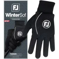 Footjoy Herren WinterSof Golfhandschuh, Schwarz, Klein, Paar