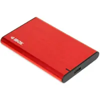 IBox HD-05, HDD / SSD-Gehäuse, 2.5", Serial ATA III, 5 Gbit/s, USB Anschluss, Rot