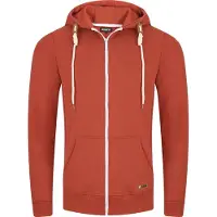Riverso Sweatjacke Herren mit Kapuze Reißverschluss Regular Fit RIVThilo Regular Fit Dark Rot XL