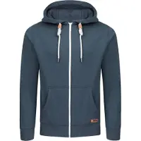 Riverso Sweatjacke Herren mit Kapuze Reißverschluss Regular Fit RIVThilo - Navy (19400) - 5XL