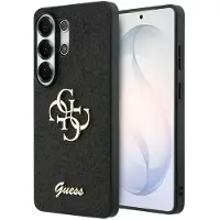 GUESS - Fixed Glitter Big 4G Metal Logo (GUHCS26LHG4SGK) - Samsung Galaxy S26 Ultra - Black
