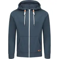 Riverso Sweatjacke Herren mit Kapuze Reißverschluss Regular Fit RIVThilo Regular Fit Blau S