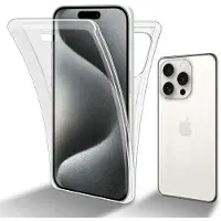 Cadorabo TPU 360 Grad Hülle für Apple iPhone 15 PRO MAX