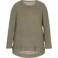 Usha Bluse in großen Größen Frauen Moosgrün