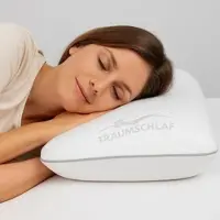 TRAUMSCHLAF Air Breeze Hybrid Nackenstützkissen 40x80 cm - weiß