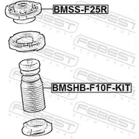 FEBEST Federbeinstützlager BMSS-F25R